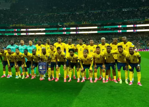 La Selecci�n de Ecuador en el encuentro contra M�xico, el 30 de junio de 2026.