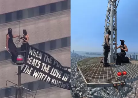 Una propuesta de amor en las alturas.