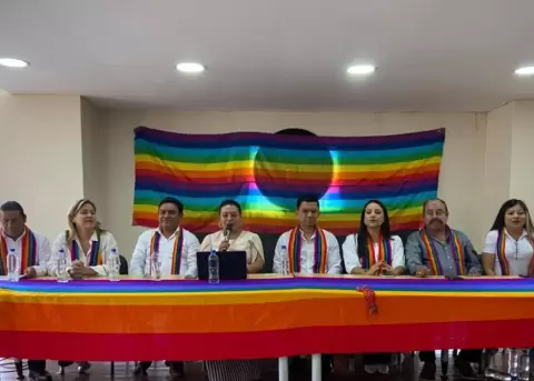 Pachakutik present� a su precandidatos a la Alcald�a y concejal�as de Quito este 2 de julio de 2026.