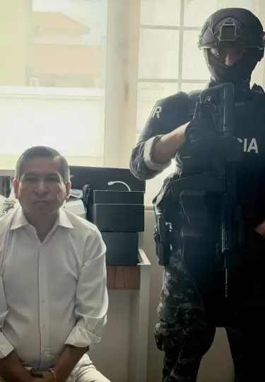 Dar�o Macas, alcalde de Machala, fue detenido este 06 de julio de 2026.