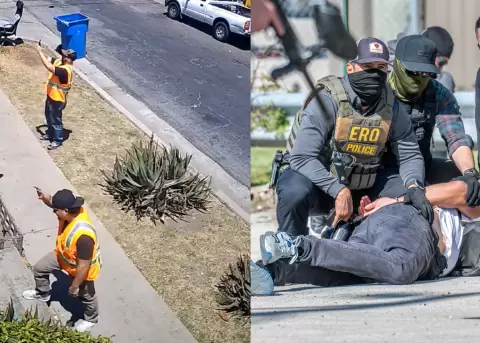 Los disfraces que utiliza el ICE para detener migrantes: obreros, electricistas, repartidores y m�s.