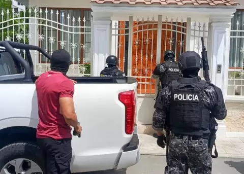 Detienen al alcalde de Machala, Dar�o Macas, este 6 de julio de 2026.