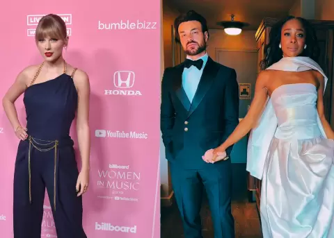 Bailarina de Taylor Swift es criticada por el color de vestido que us� en la boda de la cantante.