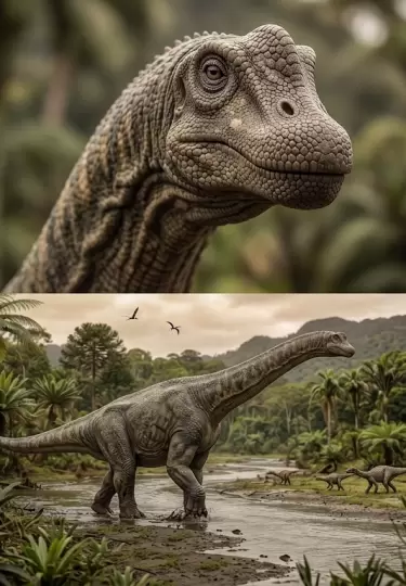 El primer dinosaurio descubierto en el Oriente ecuatoriano.