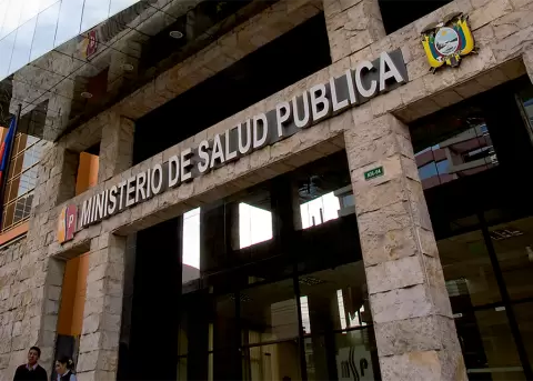 Sede del Ministerio de Salud P�blica (MSP) en Quito, Ecuador.