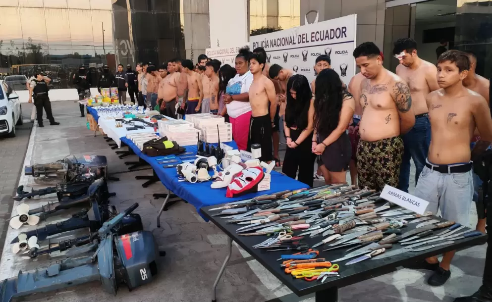 35 detenidos y un menor de edad aislado durante intervenciones en Guayaquil