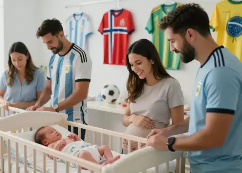 Beb�s inspirados por futbolistas convierten el Mundial en fen�meno cultural.