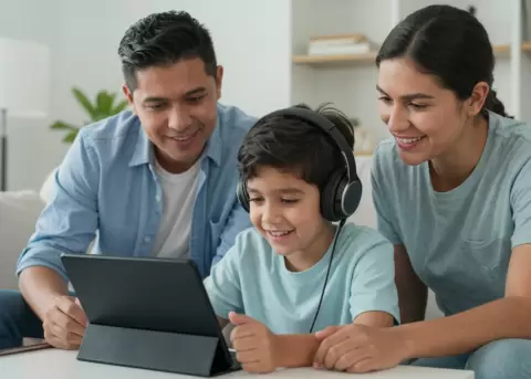 Spotify crea espacios musicales seguros para ni�os con control parental familiar.