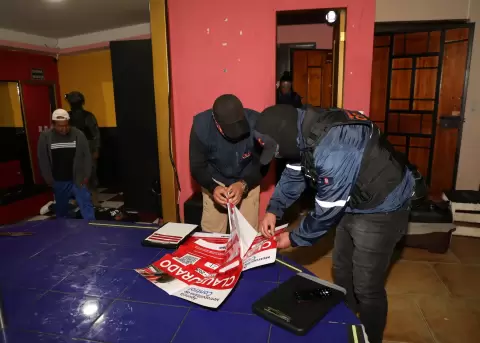 Operativo interinstitucional en Quito, ejecutado el 30 de enero del 2026.