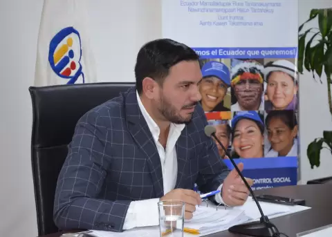 Andr�s Fantoni, presidente del CPCCS.