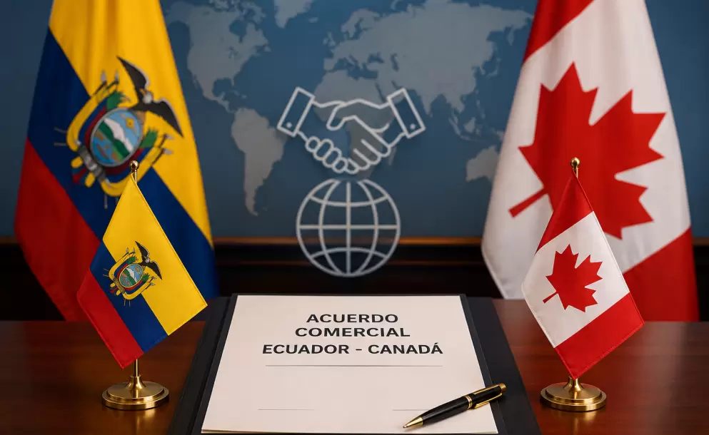 Acuerdo comercial con Canad� potenciar�a la inversi�n extranjera, sobre el intercambio de productos: la miner�a es una opci�n, dice Oswaldo Land�zuri
