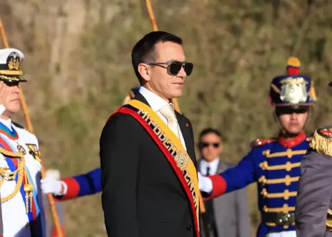 Daniel Noboa, presidente de la Rep�blica.