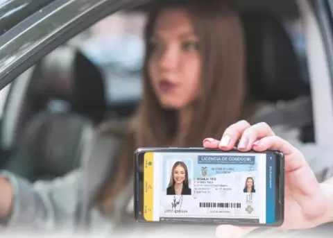 Imagen referencial de una licencia de conducir.