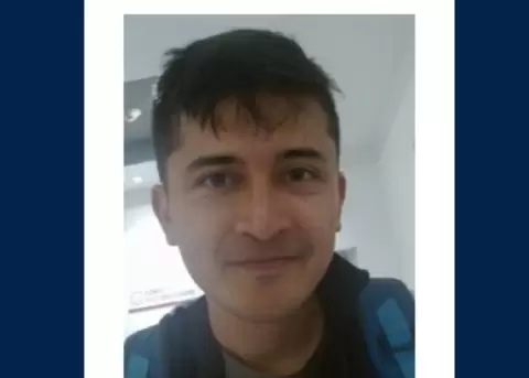 Pablo Llanes, reportado como desaparecido en Quito el pasado 29 de julio.