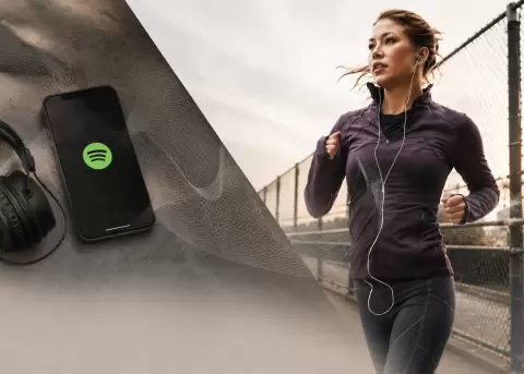Spotify se suma a tu rutina de entrenamiento.