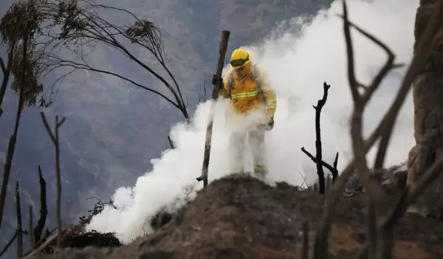 Incendios en Quito.