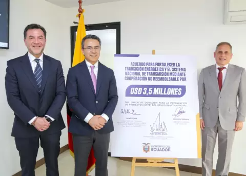 Ecuador recibe USD 3,5 millones para impulsar nuevos proyectos energ�ticos