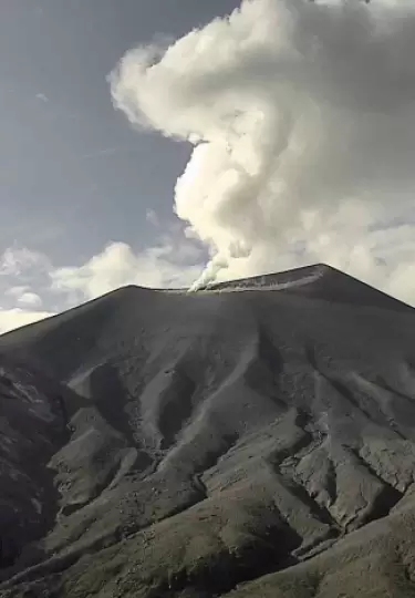 Volc�n Purac�, en Colombia.