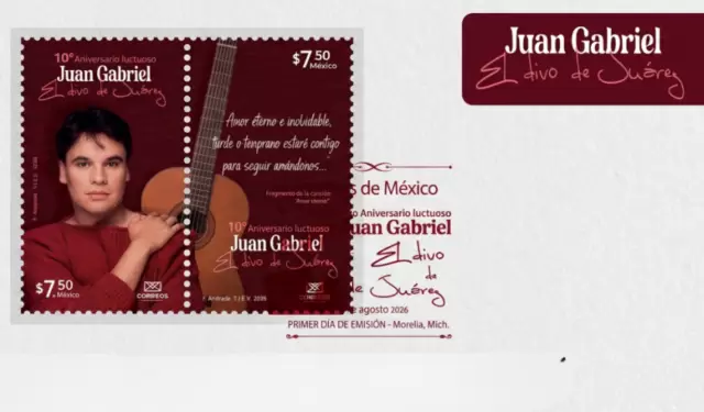 Homenaje, m�sica, memoria, estampilla, colecci�n, M�xico, aniversario, legado, tradici�n, JuanGabriel.