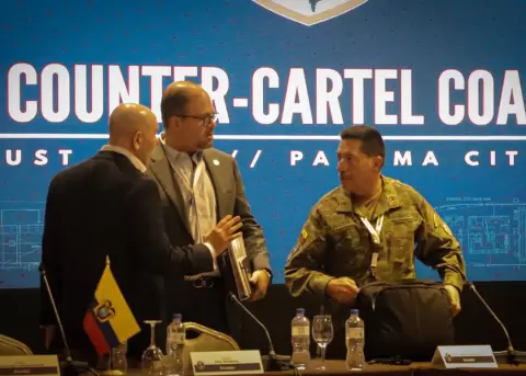 Ministros del Bloque de Seguridad participaron en el Foro de la Coalici�n de las Am�ricas contra los C�rteles, celebrado en Panam�.