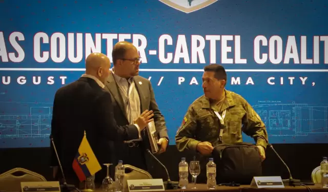 Ministros del Bloque de Seguridad participaron en el Foro de la Coalici�n de las Am�ricas contra los C�rteles, celebrado en Panam�.