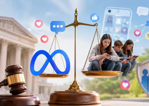 Meta enfrenta juicio por da�os de redes sociales a menores.
