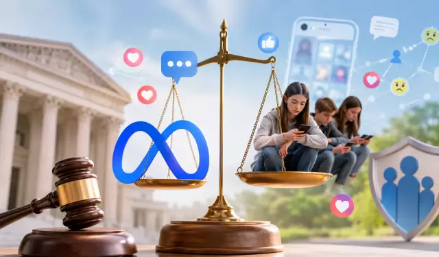 Meta enfrenta juicio por da�os de redes sociales a menores.