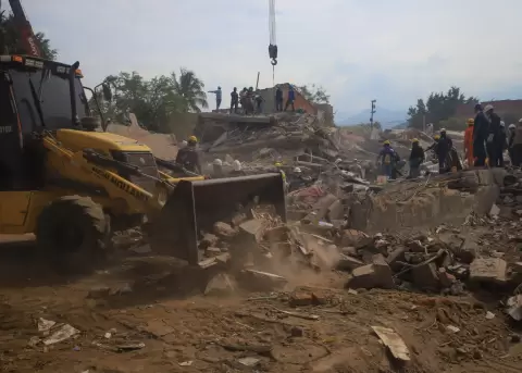 Devastaci�n en Cali, Colombia, tras el terremoto del pasado 10 de agosto.