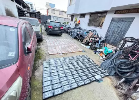 280 kilos de coca�na fueron incautados durante operativo en Santo Domingo