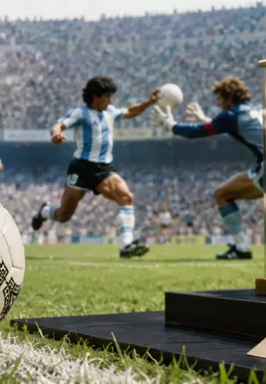 Pelota hist�rica de Maradona fue subastada por millones tras d�cadas.