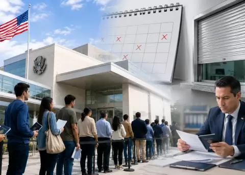 Estados Unidos suspende citas de visas temporalmente mientras capacita funcionarios consulares.