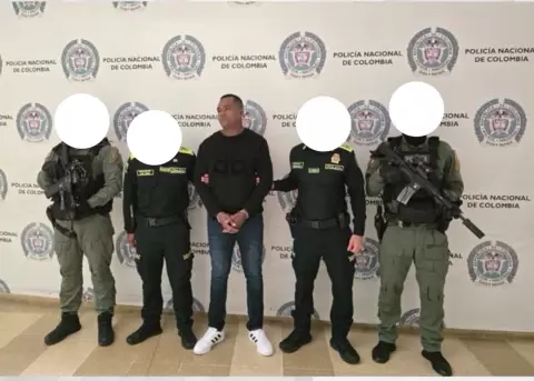 Alias 'Colombia', cabecilla de Los Tiguerones, fue detenido en Armenia, Colombia.