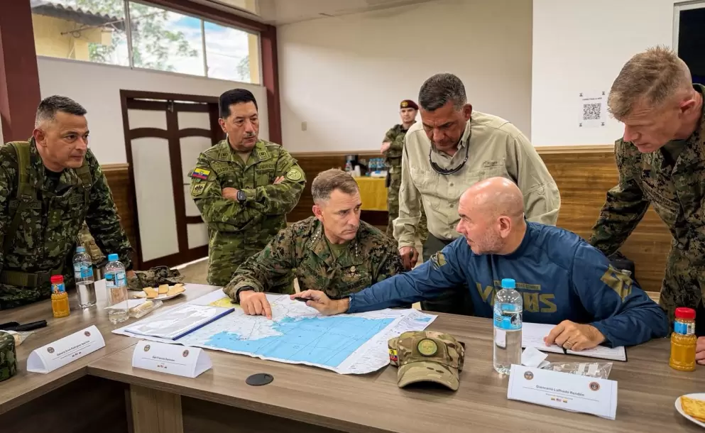 Intercambio de inteligencia y estrategias a largo plazo: las claves de la alianza Ecuador-Colombia-EE.UU. contra el crimen organizado