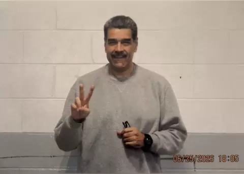 Imagen compartida el 30 de agosto de 2026 por la cuenta del derrocado presidente de Venezuela Nicol�s Maduro.