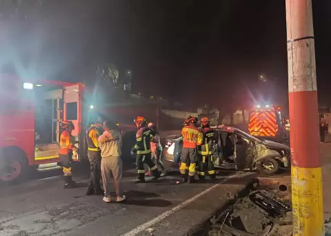 Siniestro de tr�nsito sobre la av. Manuel C�rdova Galarza.