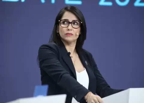 Luisa Gonz�lez, excandidata presidencial.