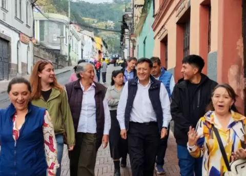 C�sar D�az, precandidato a la Alcald�a de Quito.