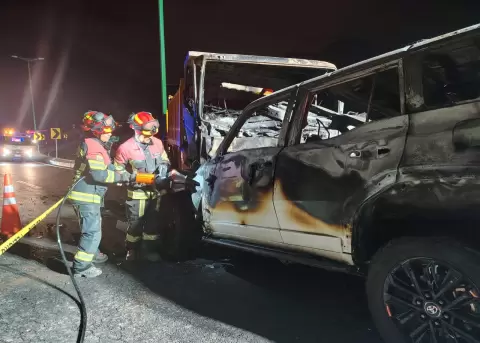 Dos heridos y un fallecido dej� un siniestro de tr�nsito en Guayllabamba, la madrugada del 11 de septiembre de 2026.