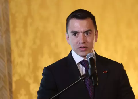 Daniel Noboa, presidente de Ecuador.