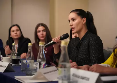 Carla Larrea, precandidata a la Alcald�a de CREO.