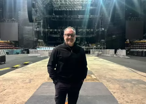 Emilio Mej�a nos cuenta todos los detalles del montaje para el concierto de Tini en Quito.