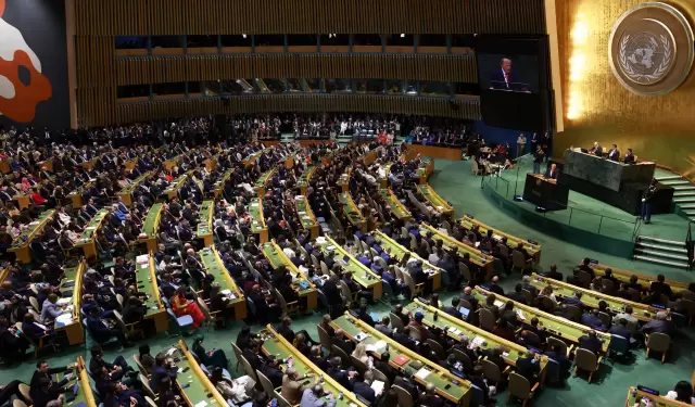 Asamblea General de la ONU en Nueva York, Estados Unidos.