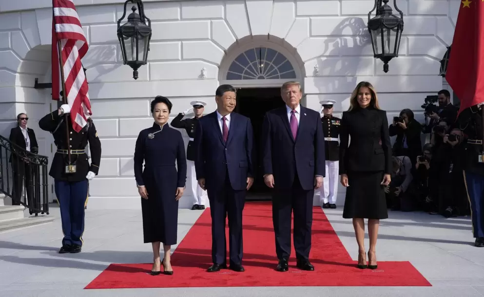 Trump recibe a Xi Jinping en su primera visita a la Casa Blanca en m�s de 10 a�os