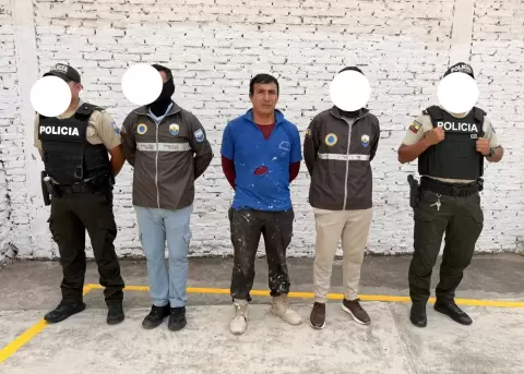 Jaime Alberto Sanmart�n Naula, considerado el primer m�s buscado de El Oro por el delito de femicidio, fue detenido el 25 de septiembre de 2026.