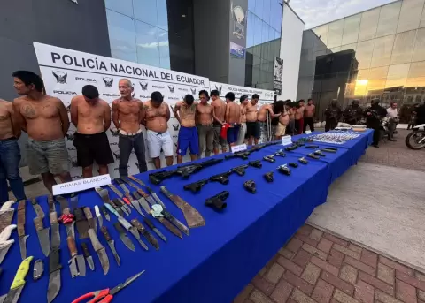 Personas detenidas en Guayaquil y Dur�n durante la madrugada del 17 de septiembre de 2026.