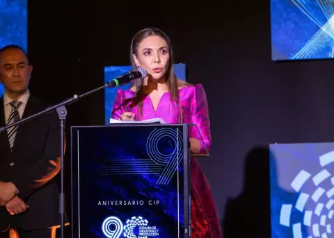 Mar�a Paz Jervis, en su discurso por los 90 a�os de la C�mara de Industrias y Producci�n (CIP).