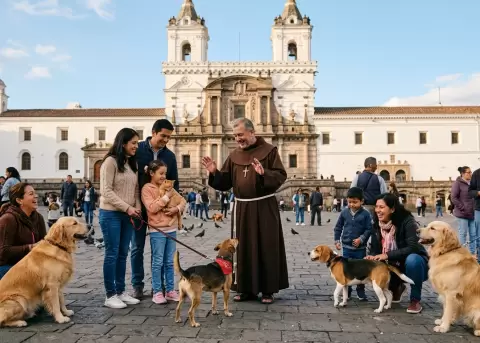 Mascotas quite�as ser�n protagonistas de una tradicional celebraci�n religiosa.