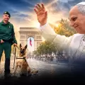 Alfoz, el perro que viaj� de Espa�a a Par�s para cuidar al Papa Le�n XIV