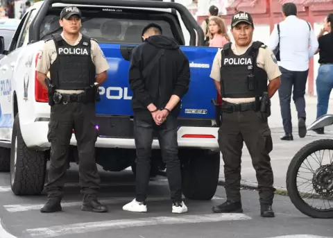 Operativo de la Polic�a ejecutado en Quito.