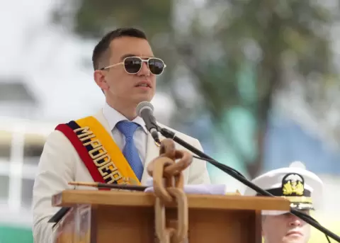 Daniel Noboa, presidente de Ecuador.